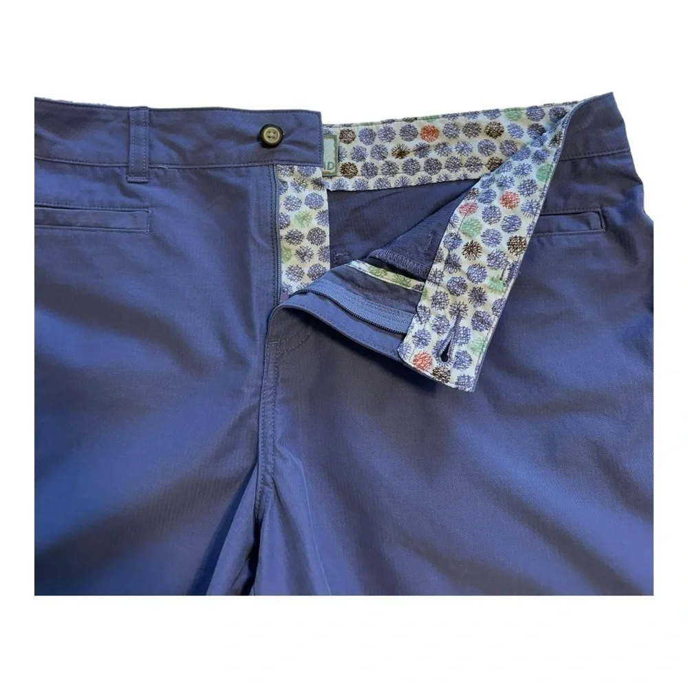 Casual Lavender Cotton Blend Purple Shorts With Pockets - Size 8 - Picture 6 of 12
